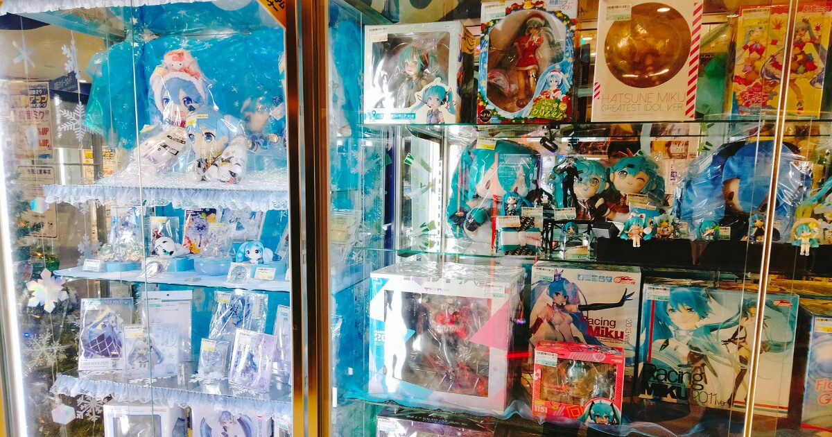駿河屋札幌ノルベサ店の初音ミクコーナー