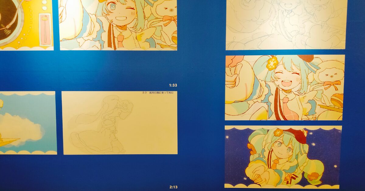 snowmiku2026テーマソング絵コンテ